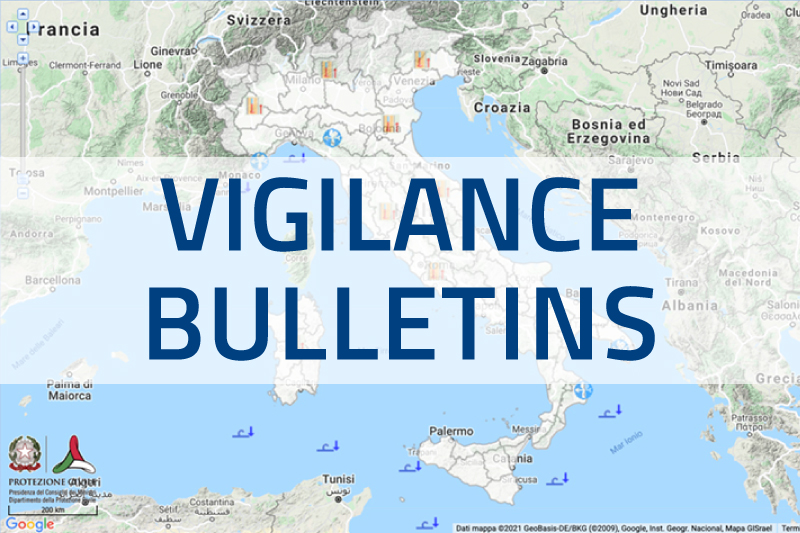 Anteprima mappa bollettino vigilanza